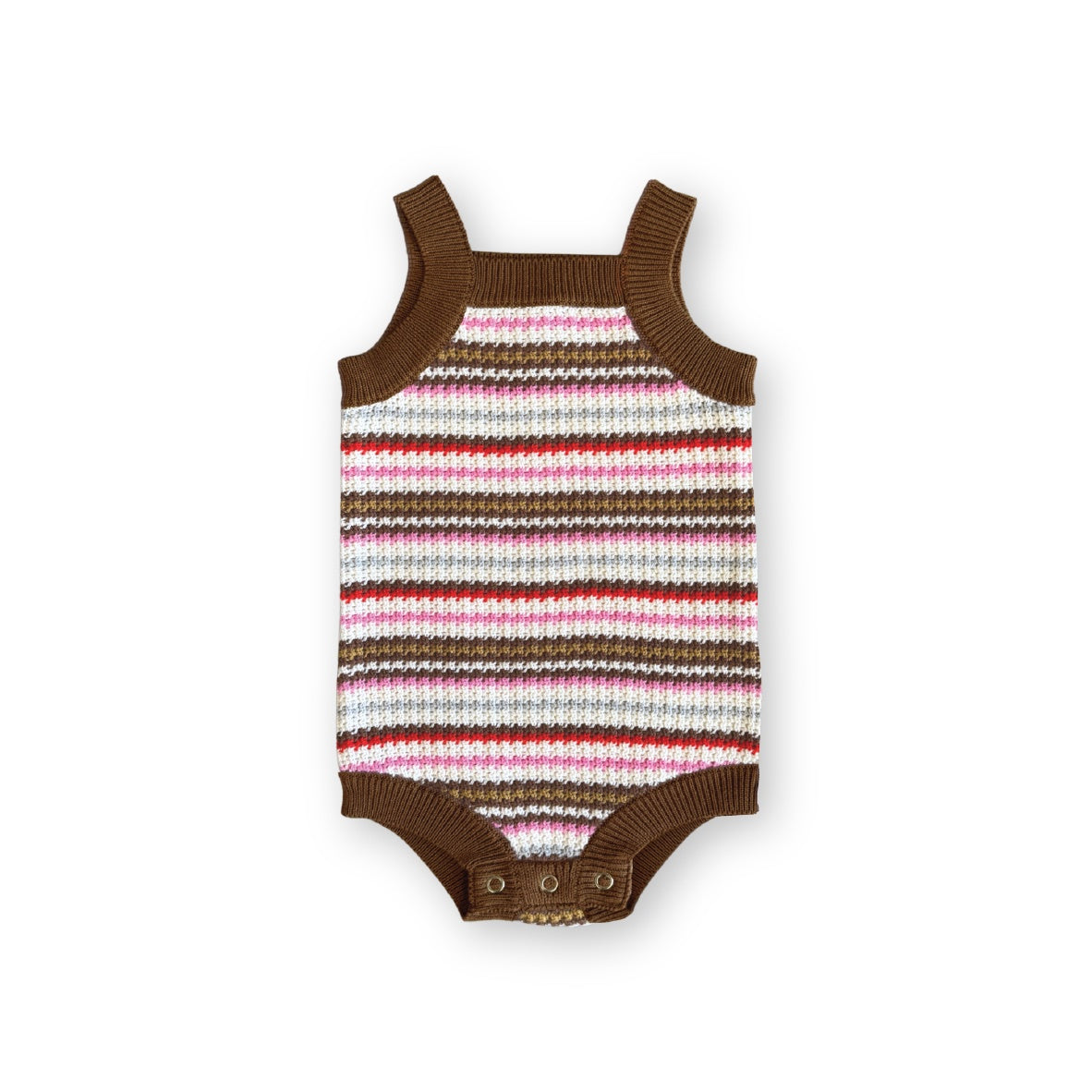 Organic Sunshine Stripe Knit Romper