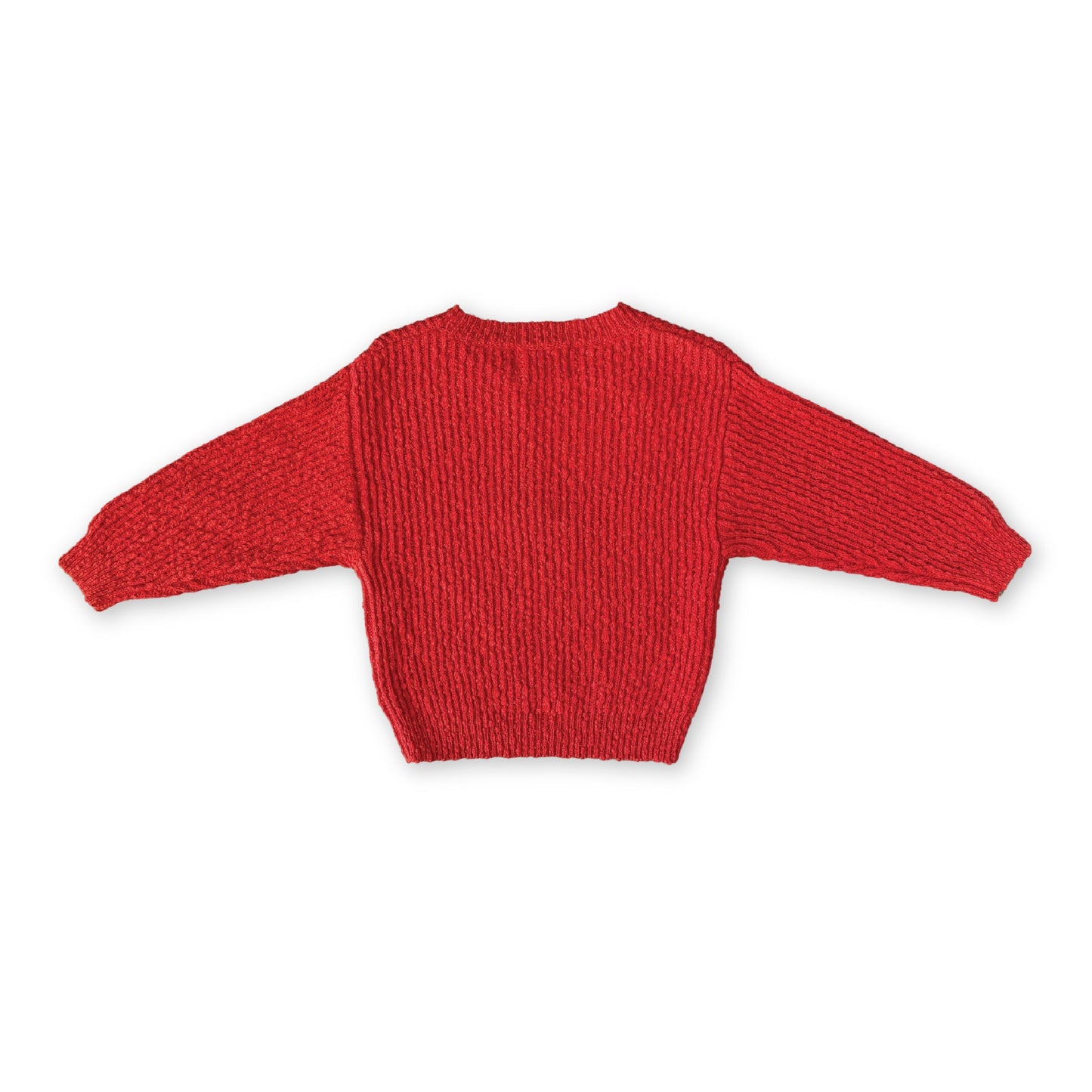 Organic Textured Knit Pull Over / Sauce