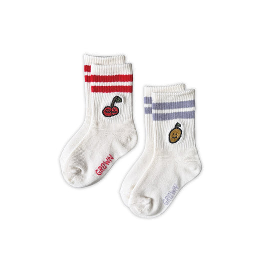 2-Pack Fruit Salad Cotton Socks