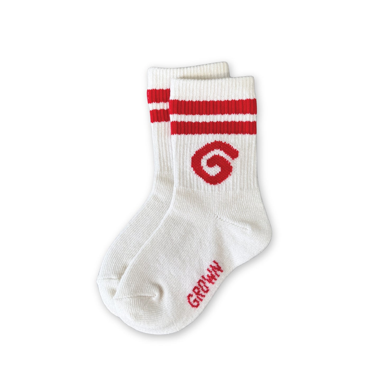 Swirl Cotton Socks / Milk
