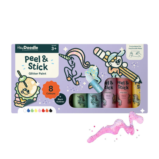 Peel & Stick Glitter Paint