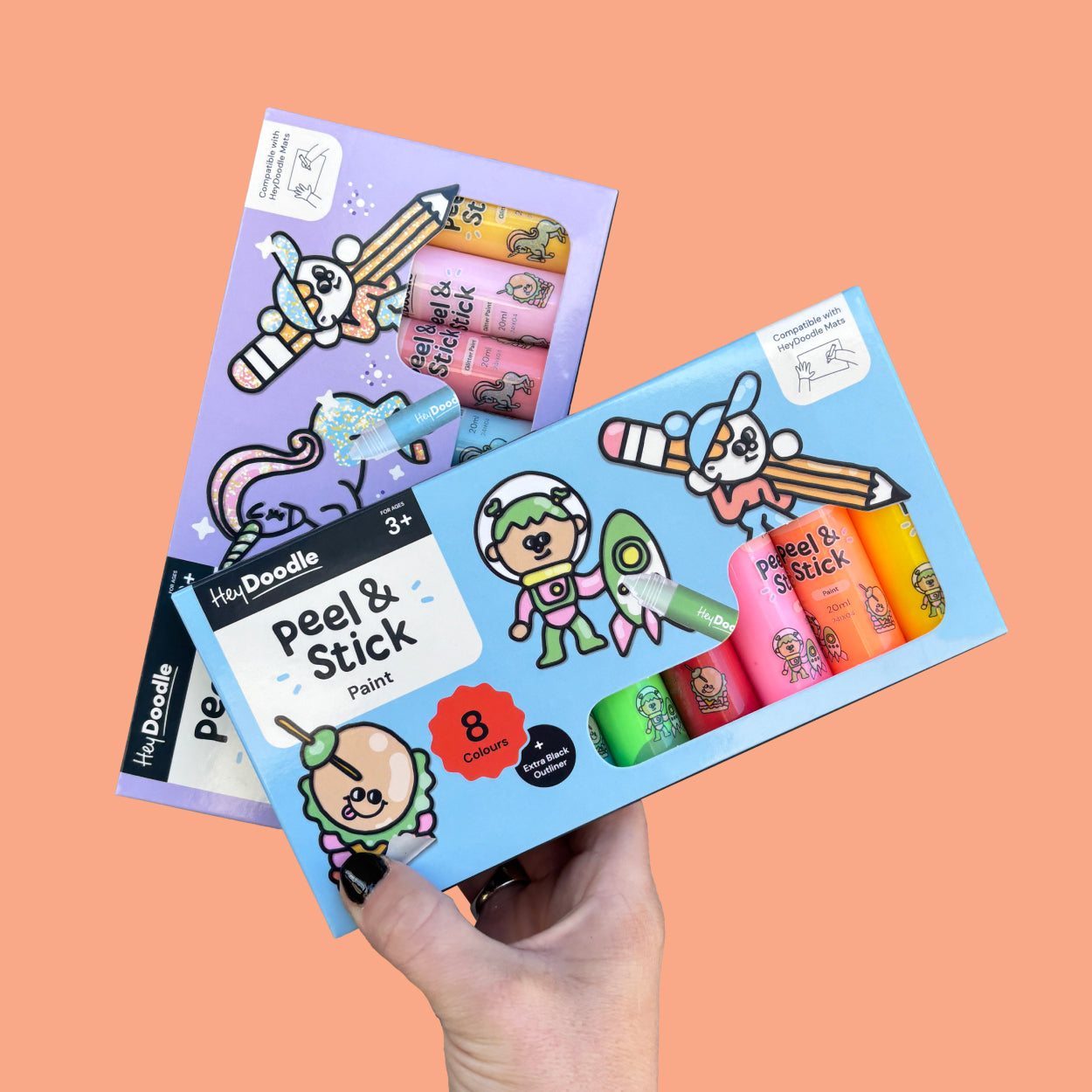 Peel & Stick Glitter Paint