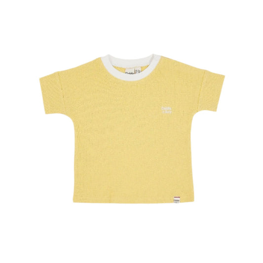 Goldie Waffle Tee / Sunshine