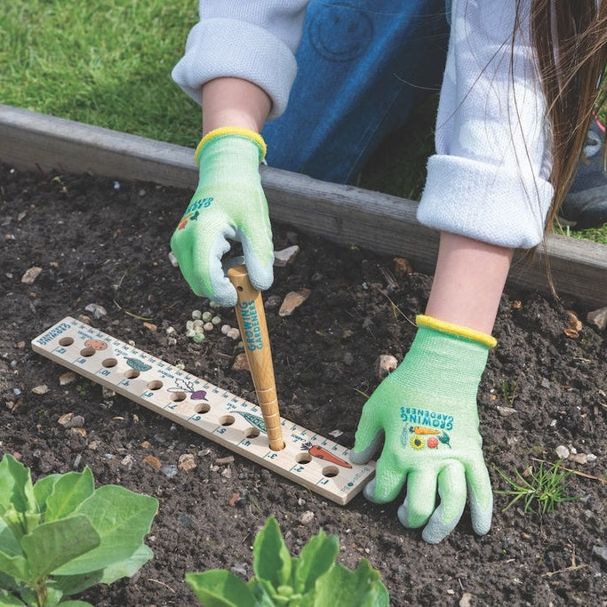Growing Gardeners Planting Ruler & Dibber