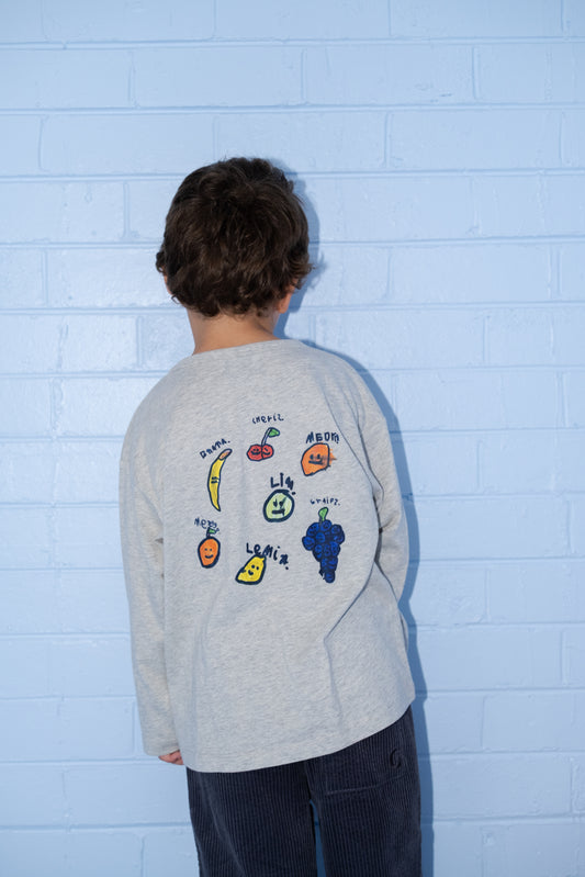 Organic Fruit Salad Long Sleeve Tee