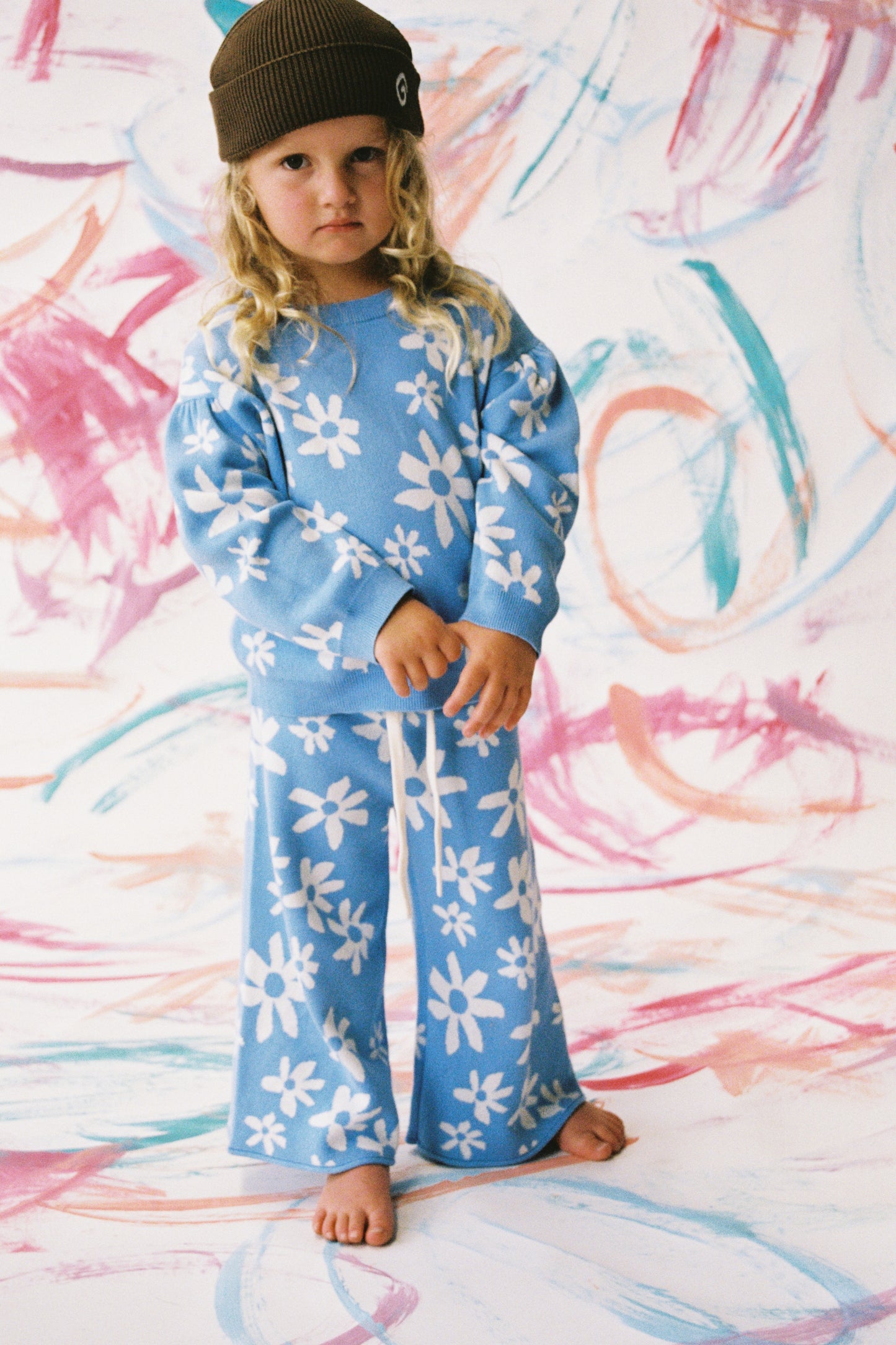 Organic Wild Flower Knit Pull Over