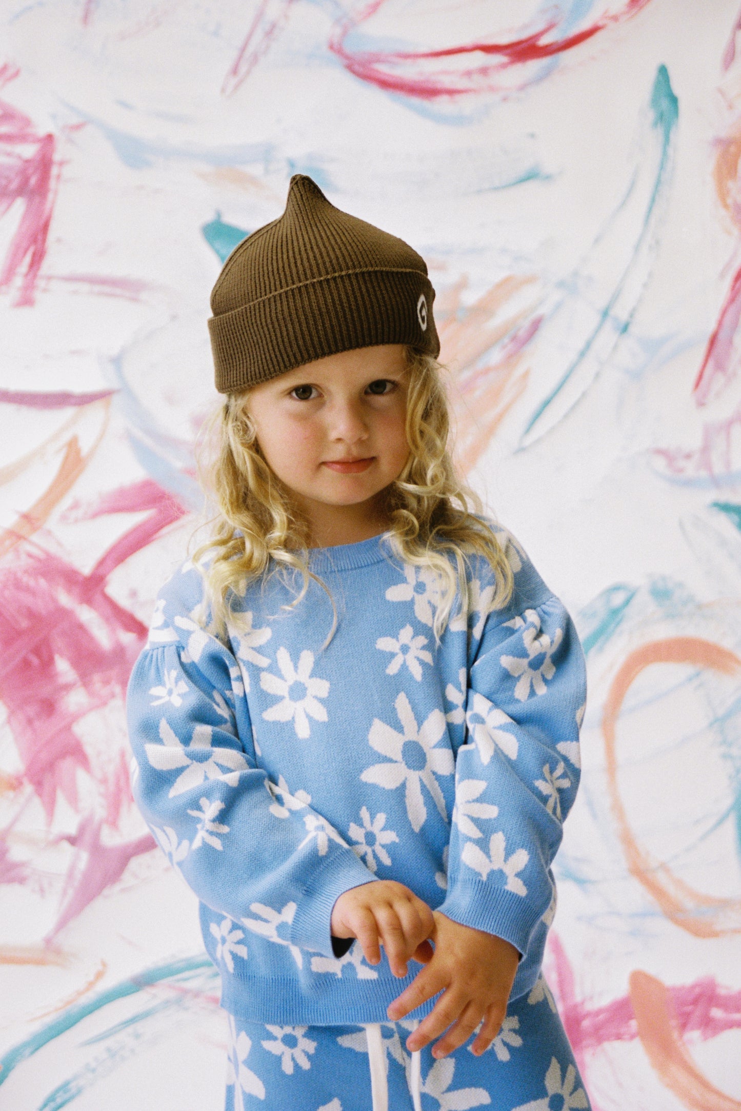 Organic Wild Flower Knit Pull Over