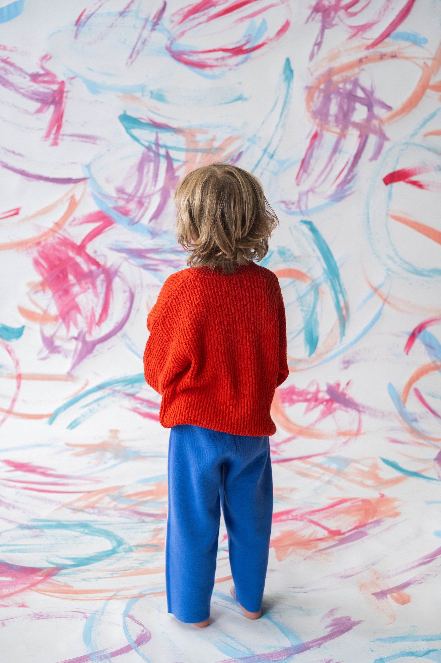 Organic Textured Knit Pull Over / Sauce