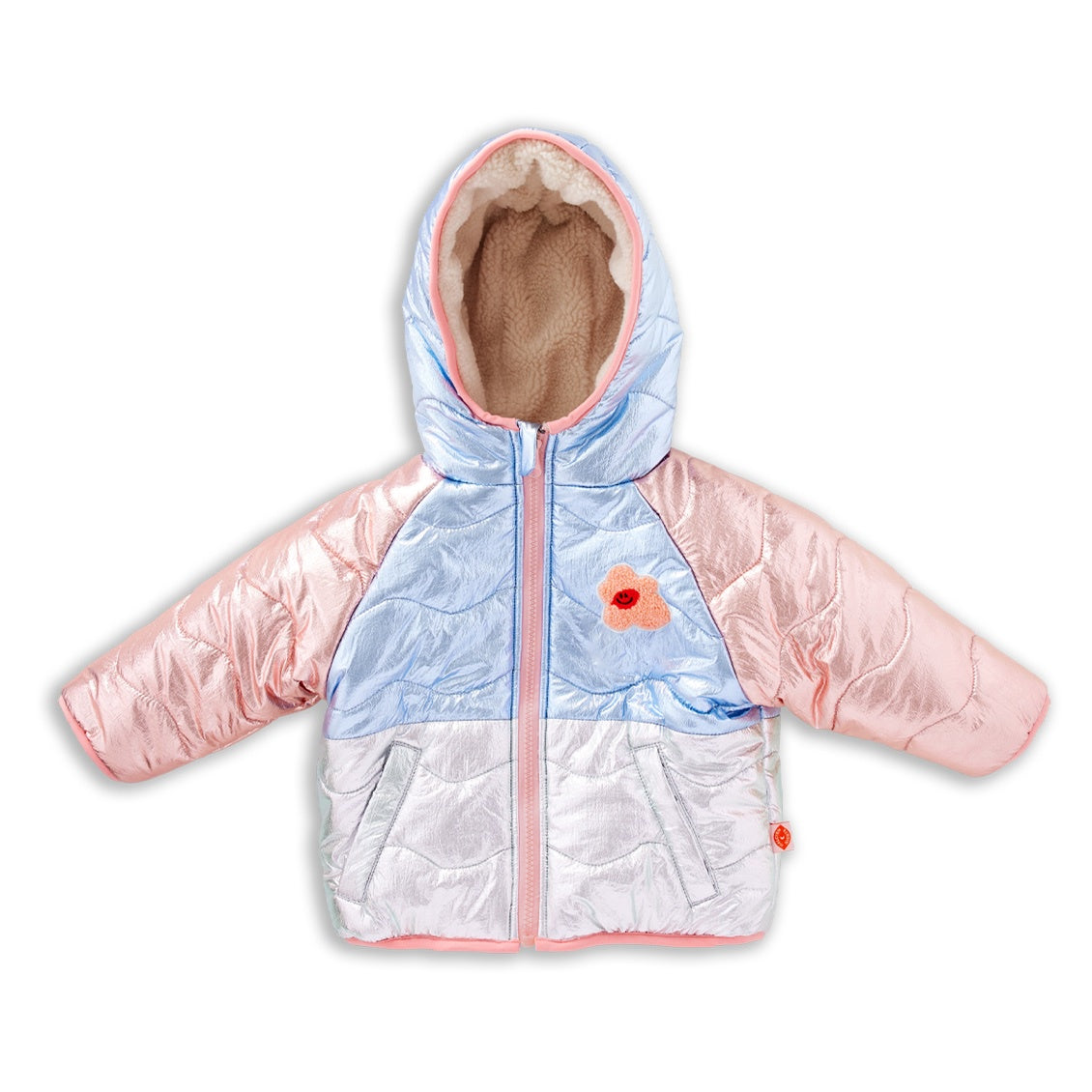 Hej Blomma! Reversible Kids Puffer Jacket