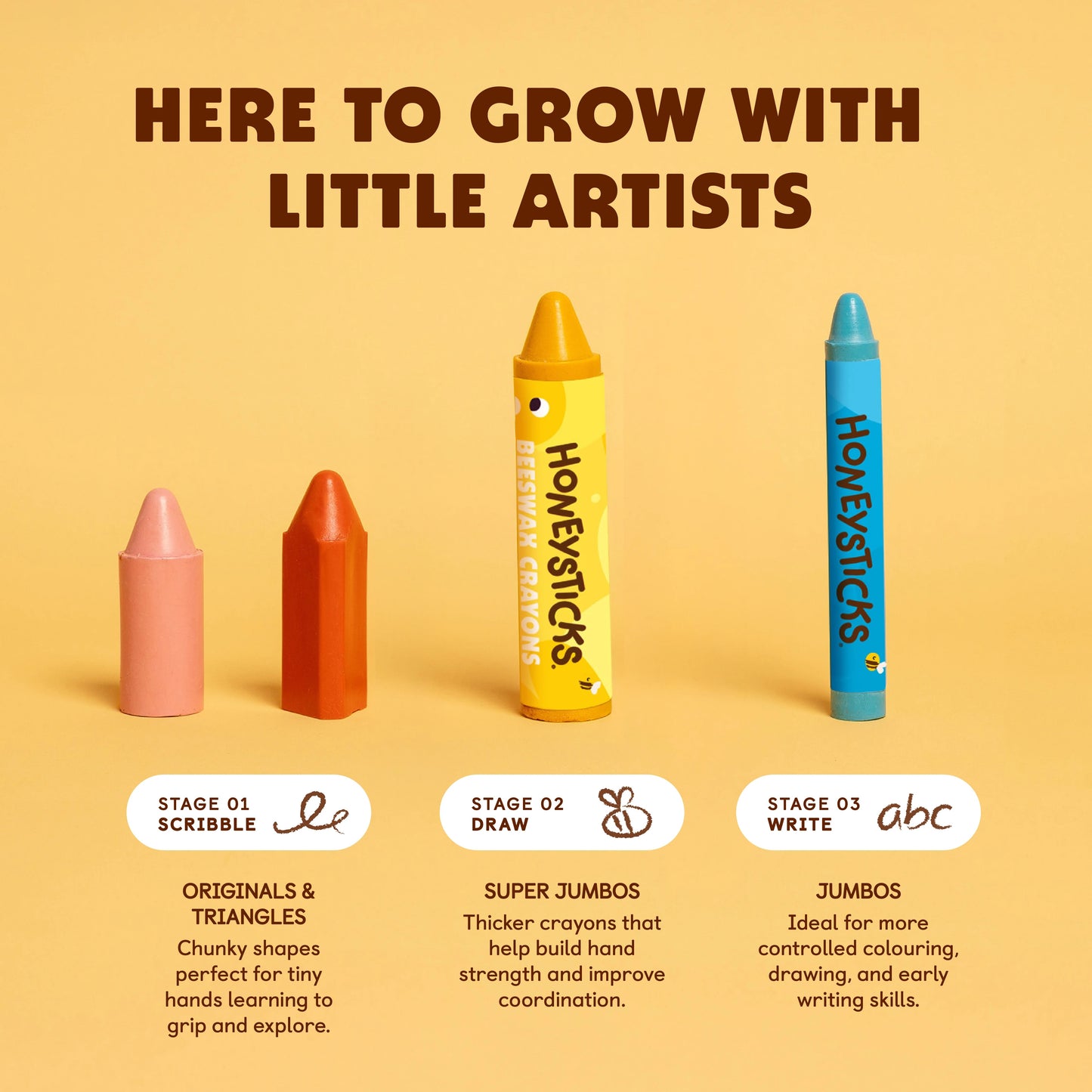Beeswax Original Crayons