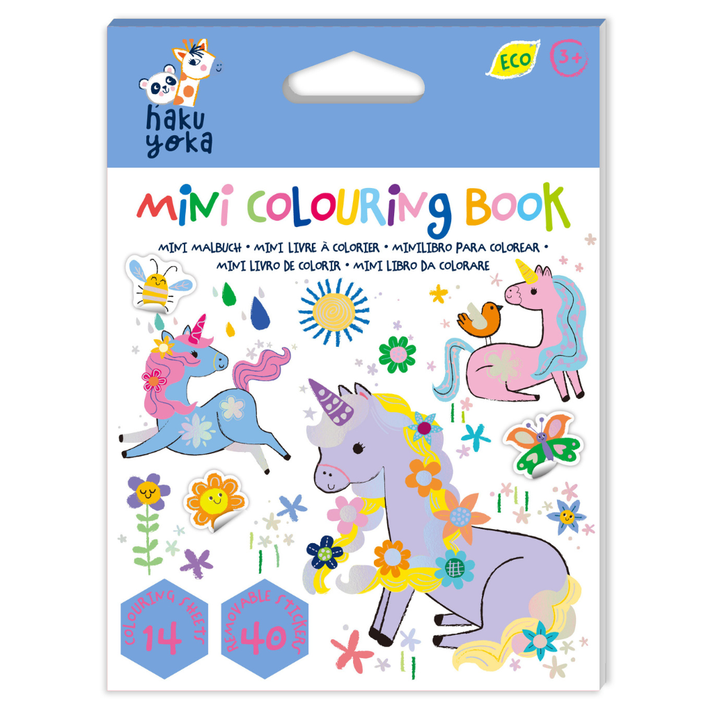 Mini Colouring Book / Unicorn