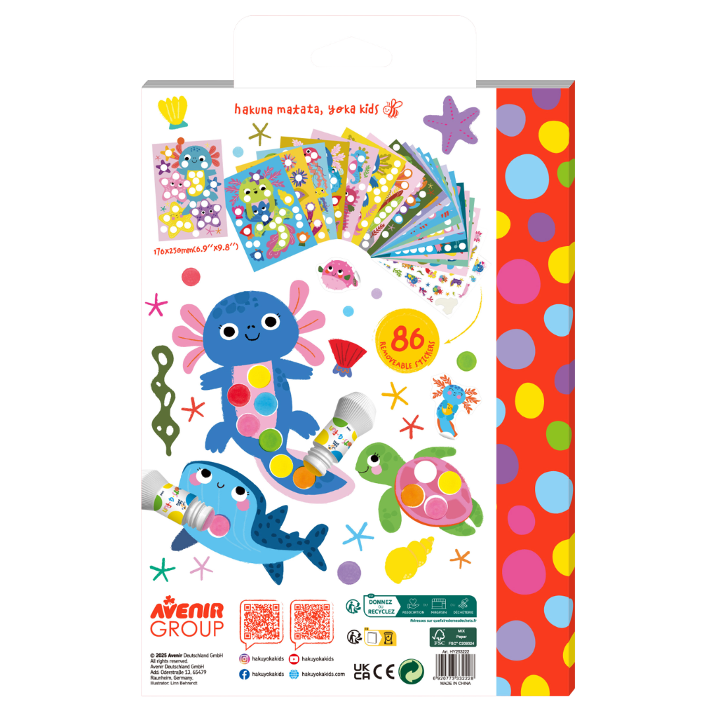 Dots 4 Fun Colouring Book / Axolotl