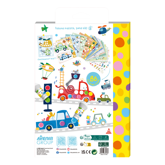 Dots 4 Fun Colouring Book / Transportation