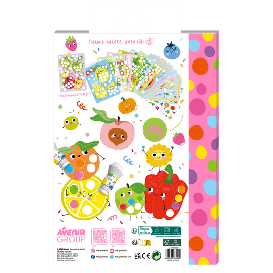 Dots 4 Fun Colouring Book / Food Party