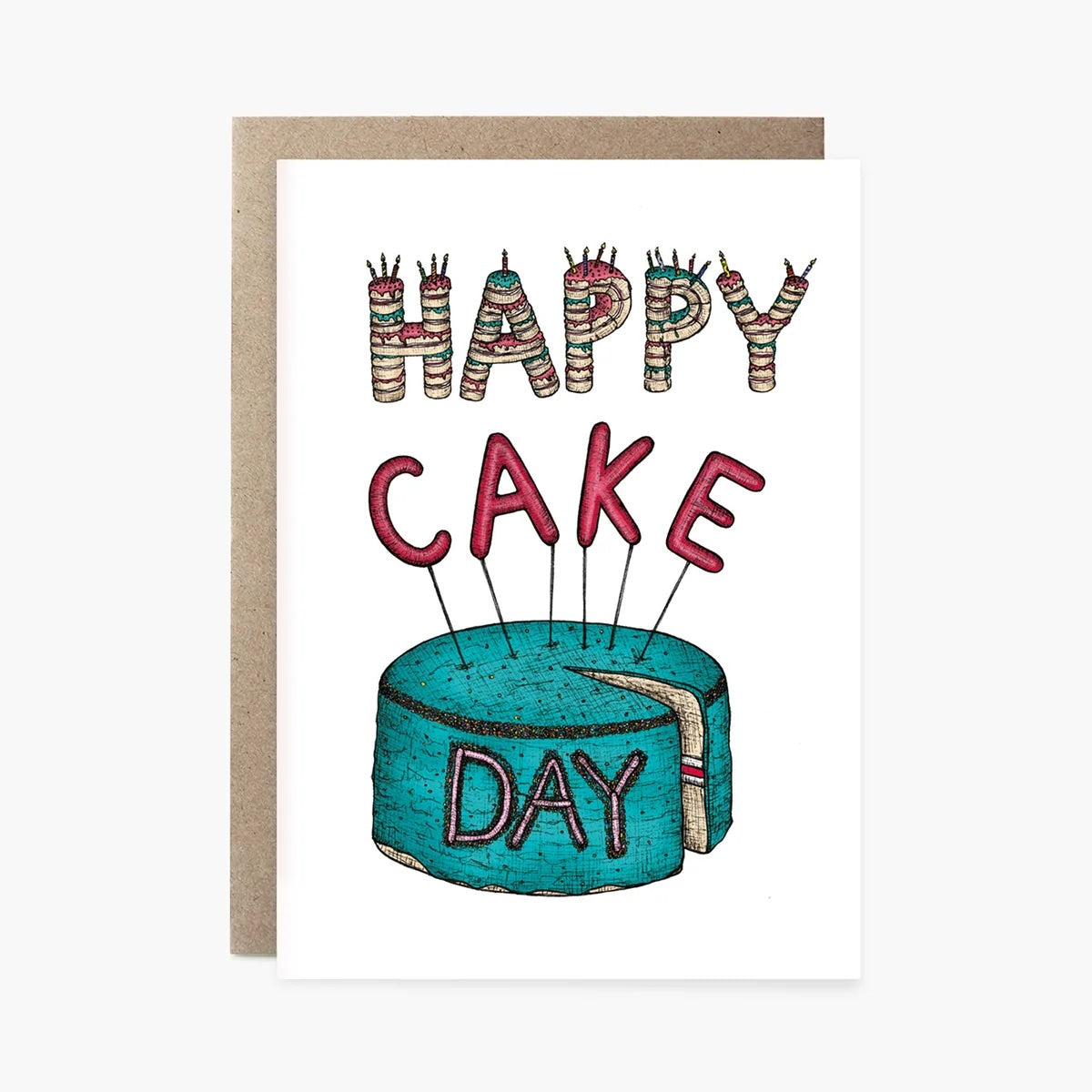 Greeting Card / Happy Cake Day