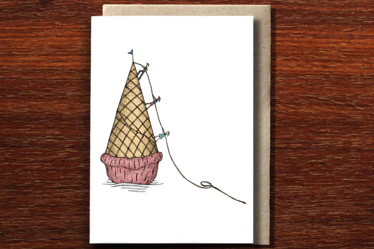 Greeting Card / Ice Cream Climbers