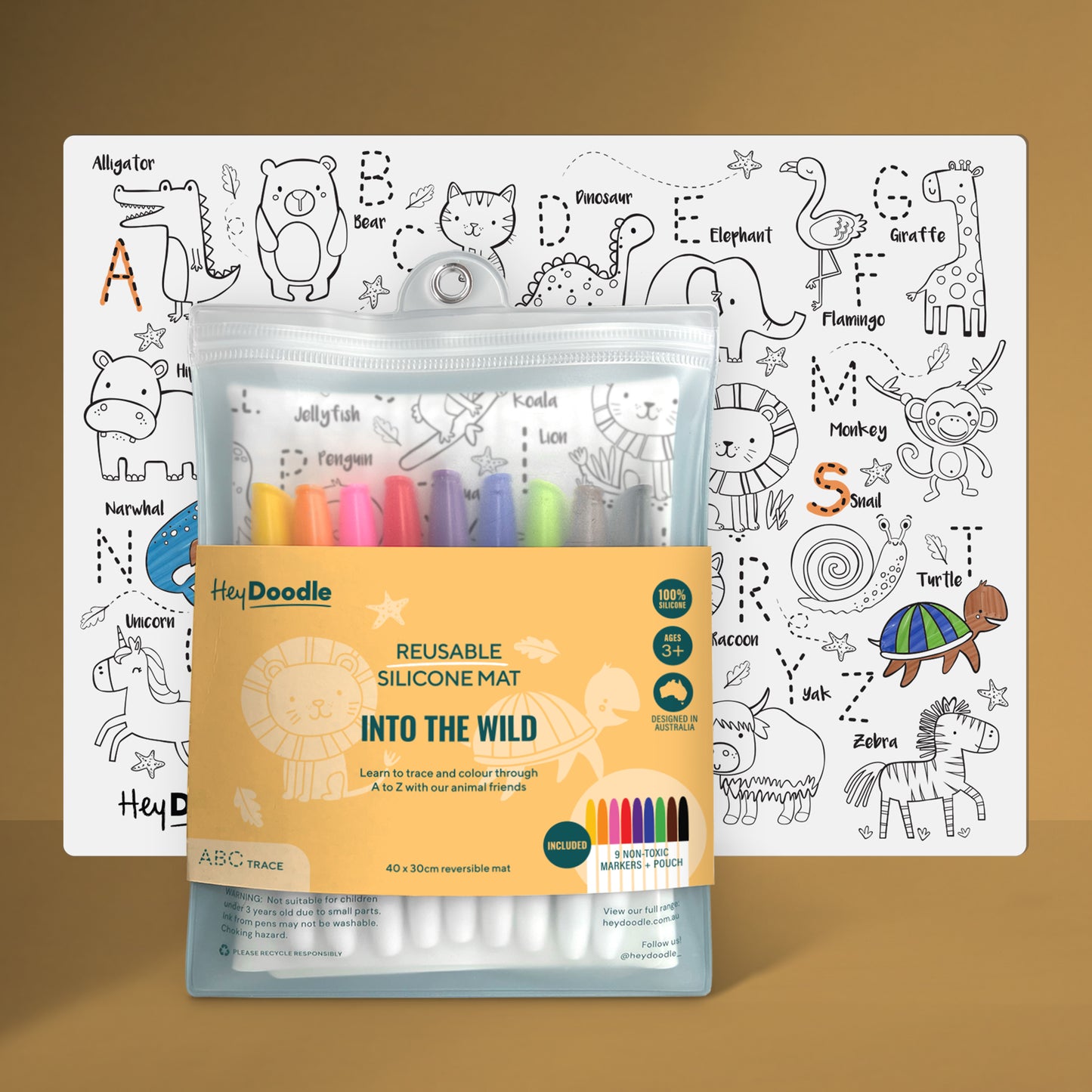 Silicone Drawing Mat / Into The Wild