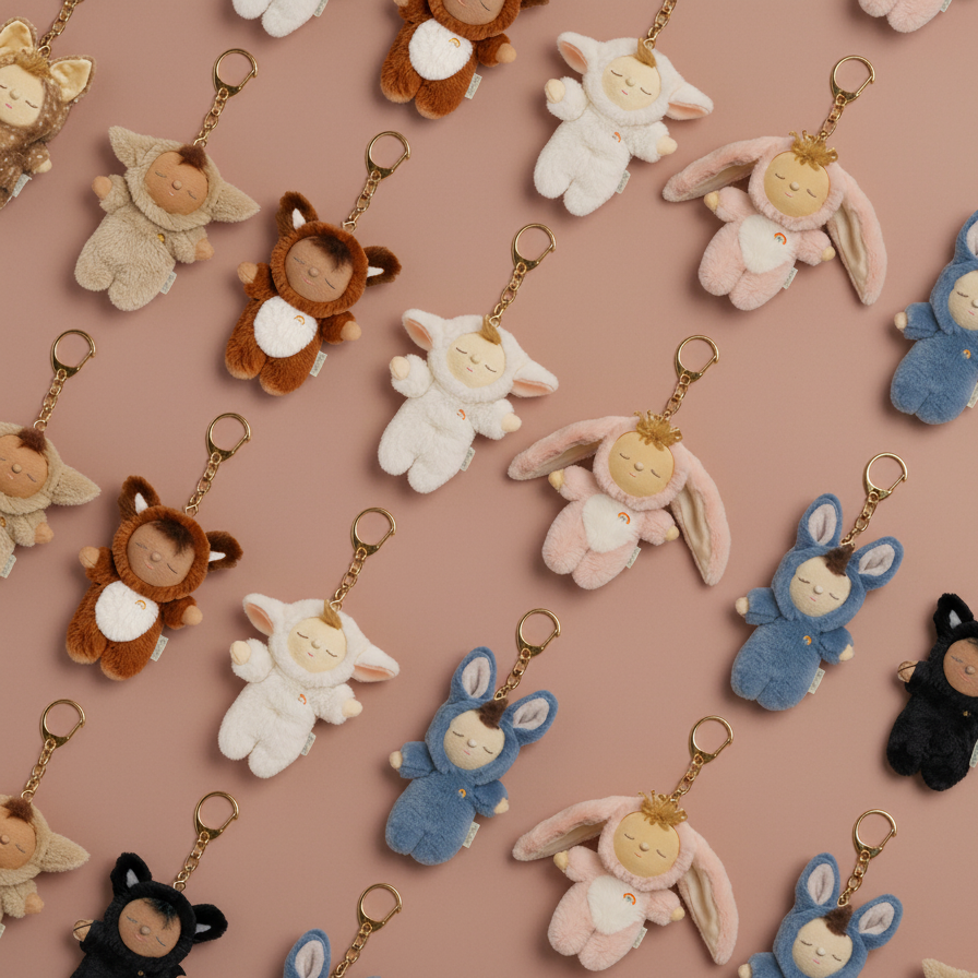 Cozy Bag Charm / Lamby Pookie