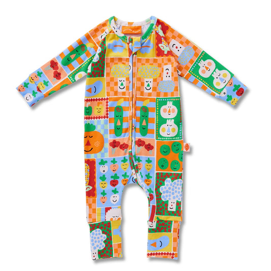 Pocket Patch Long Sleeve Zipsuit