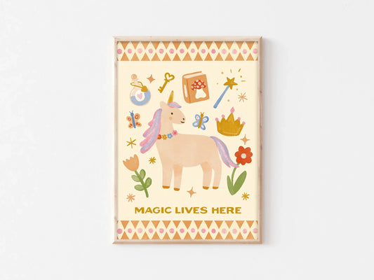 Magic Lives Here Print