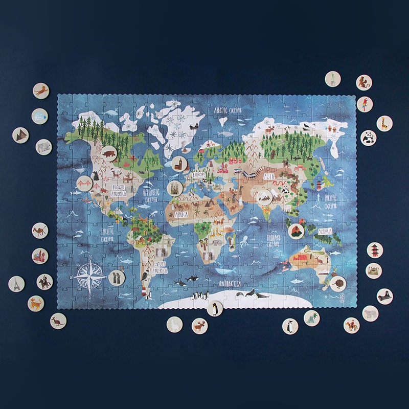 Discover the World 200 Piece Puzzle
