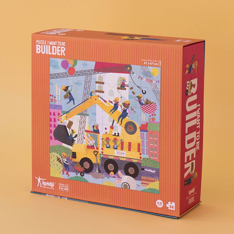 I Want To Be Builder 36 piece Puzzle