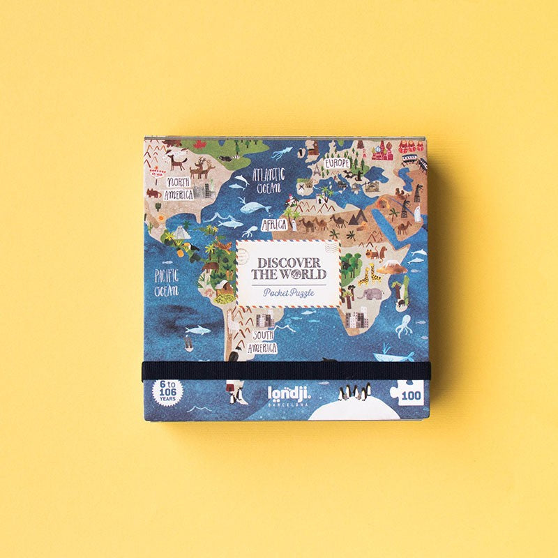 Discover The World 100 piece Pocket Puzzle