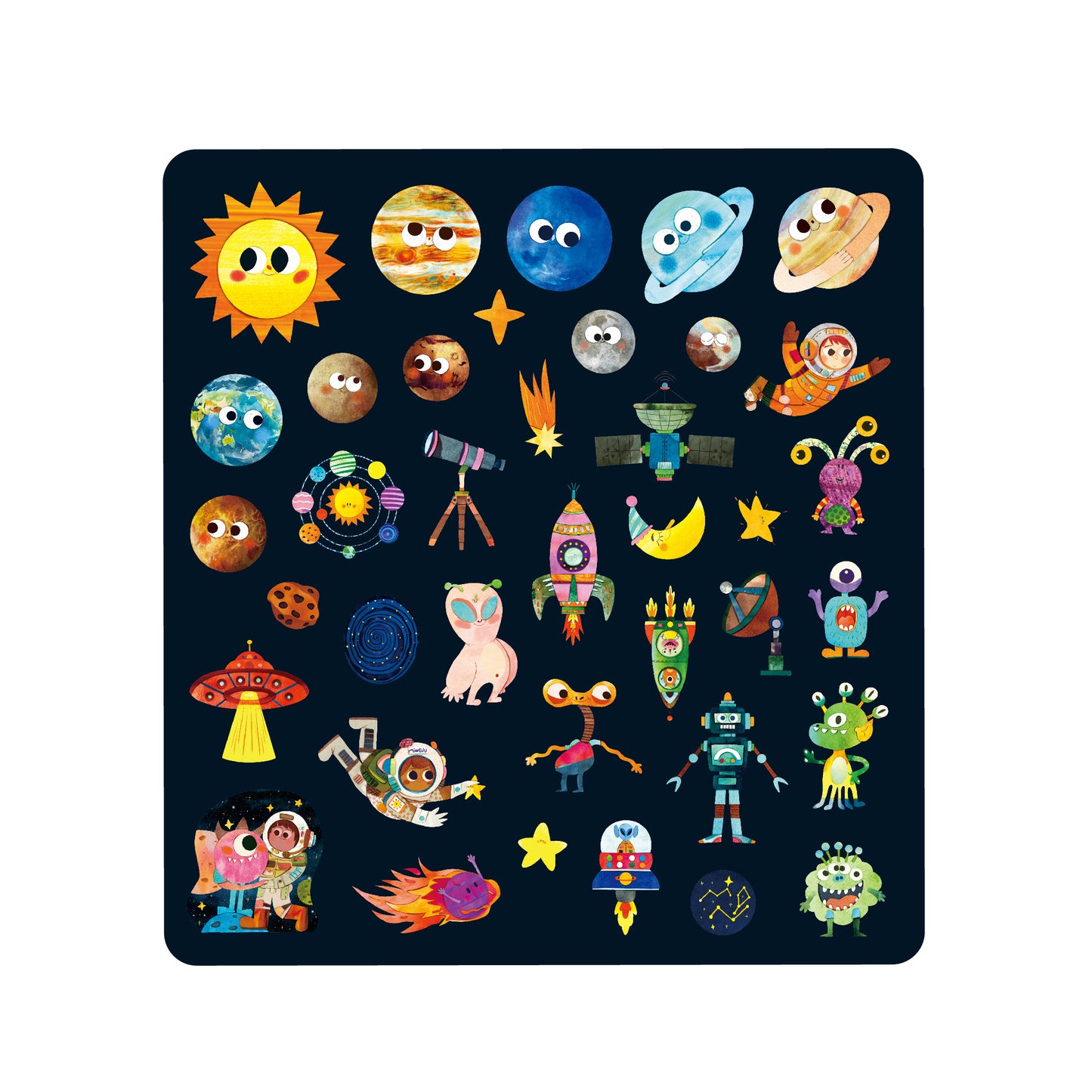 Jelly Stickers / Space Explorer