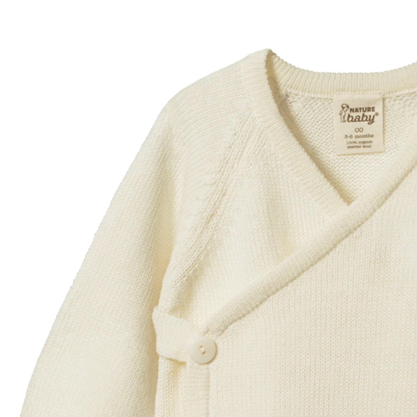 Merino Knit Kimono Jacket / Natural