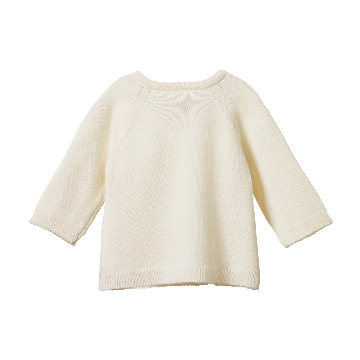 Merino Knit Kimono Jacket / Natural