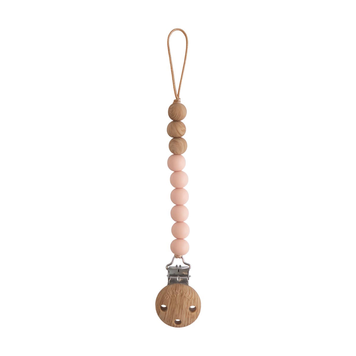 Eva Pacifier Clip / Blush