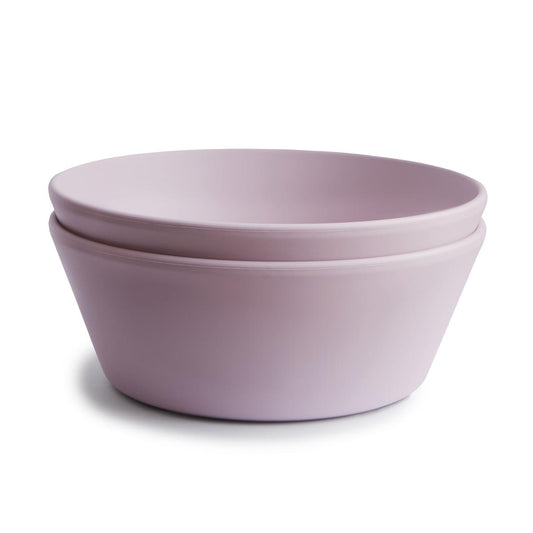 Round Dinner Bowl Set of 2 / Lilac