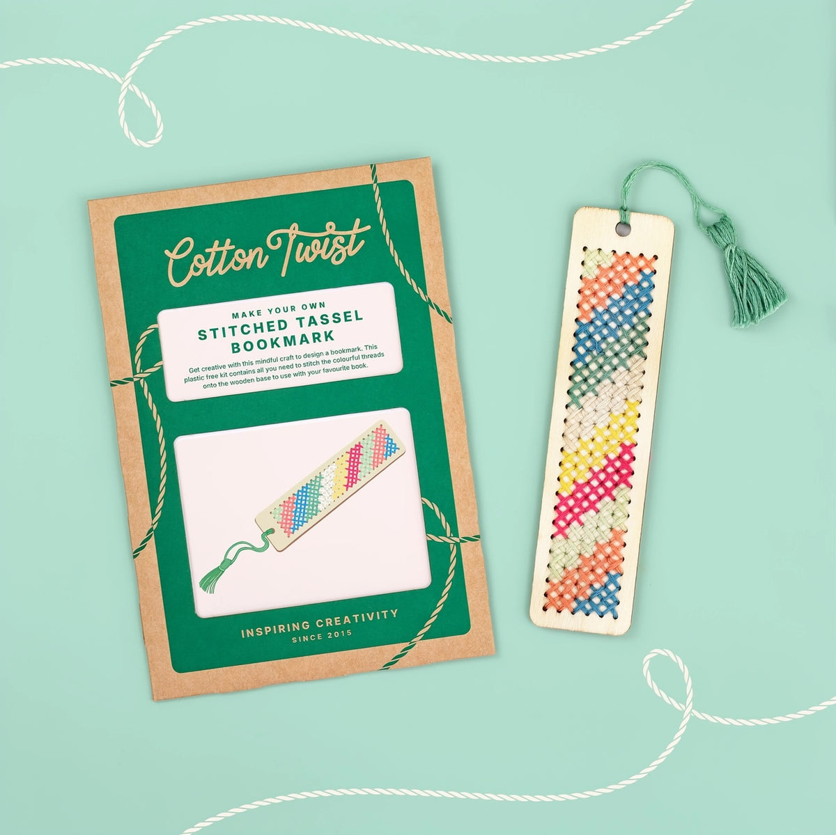 Make Your Own Stitched Tassel Bookmark
