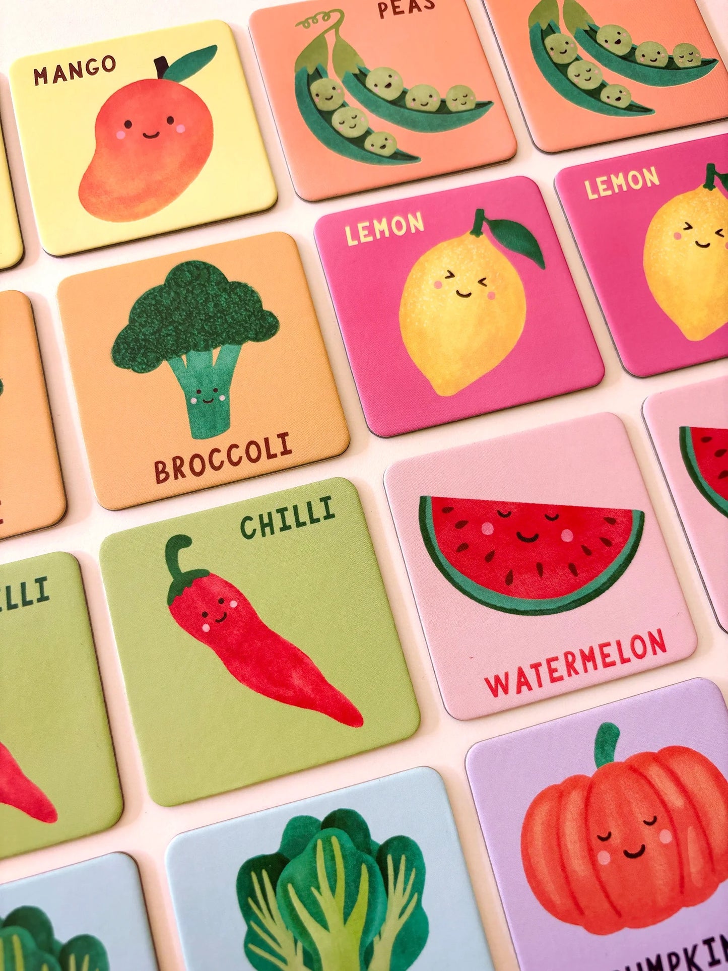 Fruit and Veg Memory & Matching Game