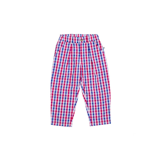 Mini Chino Red Check Pants