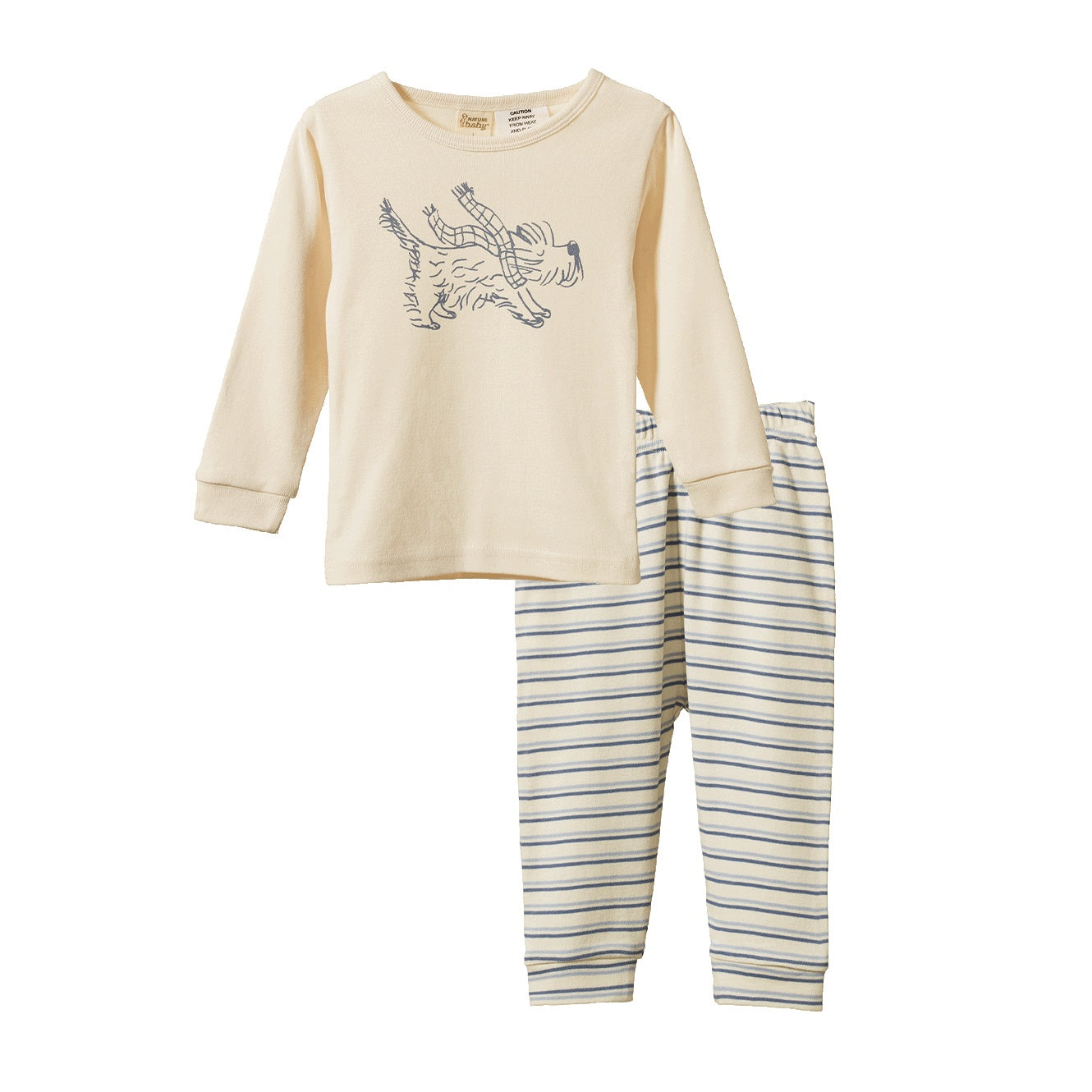 Long Sleeve Pyjama Set / Franklin Print
