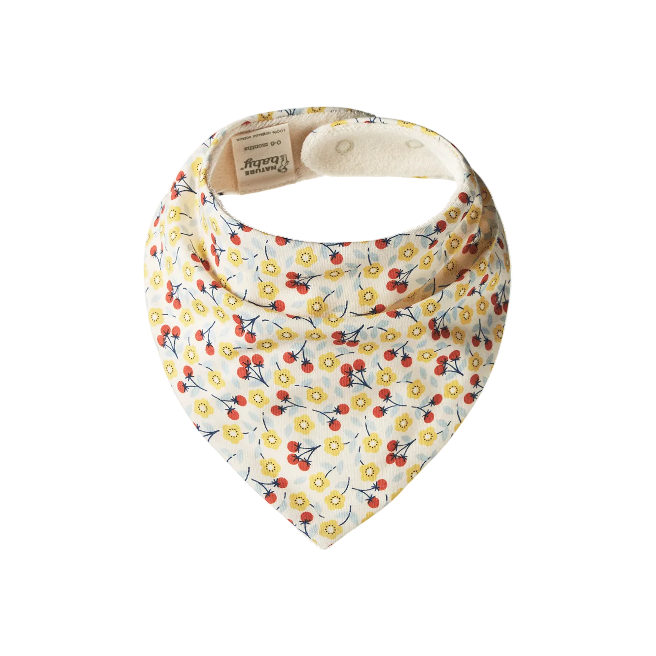 Terry Triangle Bib / Kitchen Garden Print