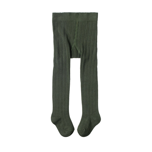 Organic Cotton Tights / Thyme