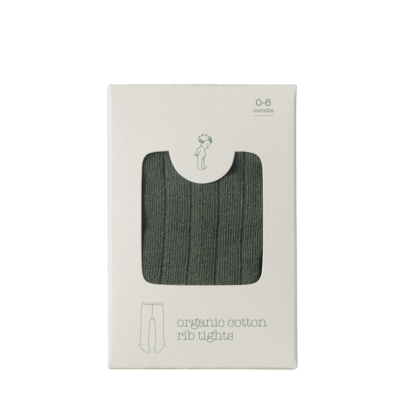 Organic Cotton Tights / Thyme