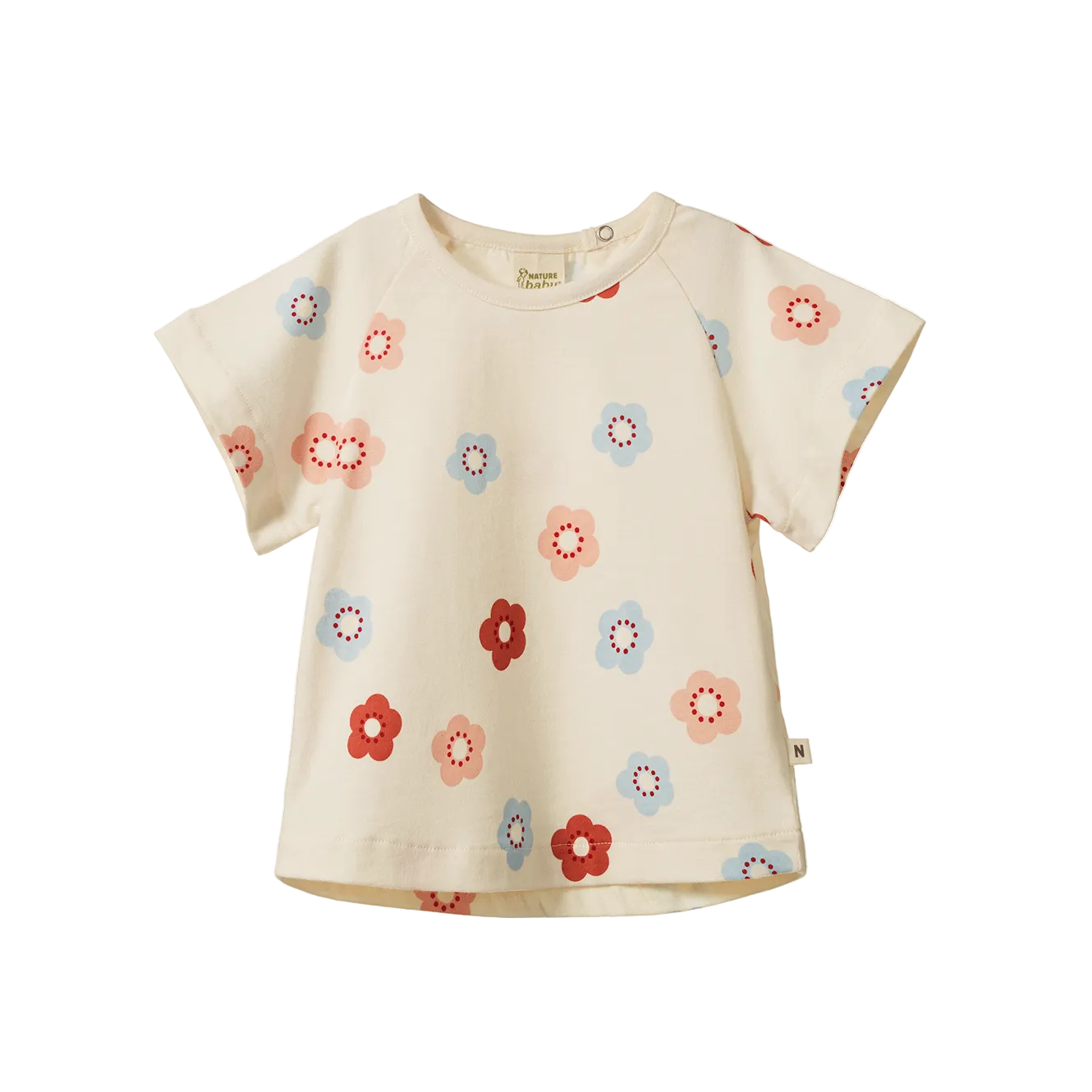 Juniper Tee / Flora Stamp Print