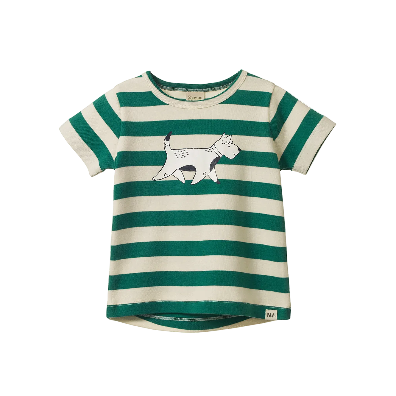 River Tee / Dog Walk Peppermint Print