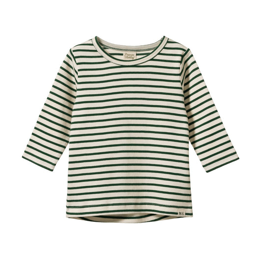Long Sleeve River Tee / Eden Sailor Stripe