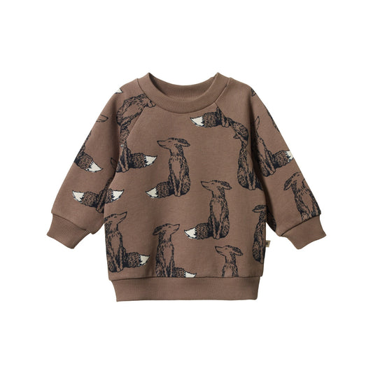 Emerson Sweater / Foxy Cub Print