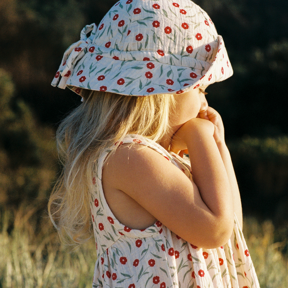 Muslin Sunhat / Joiette Print