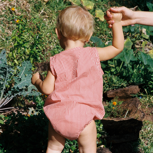 Cedar Suit / Meri Stripe