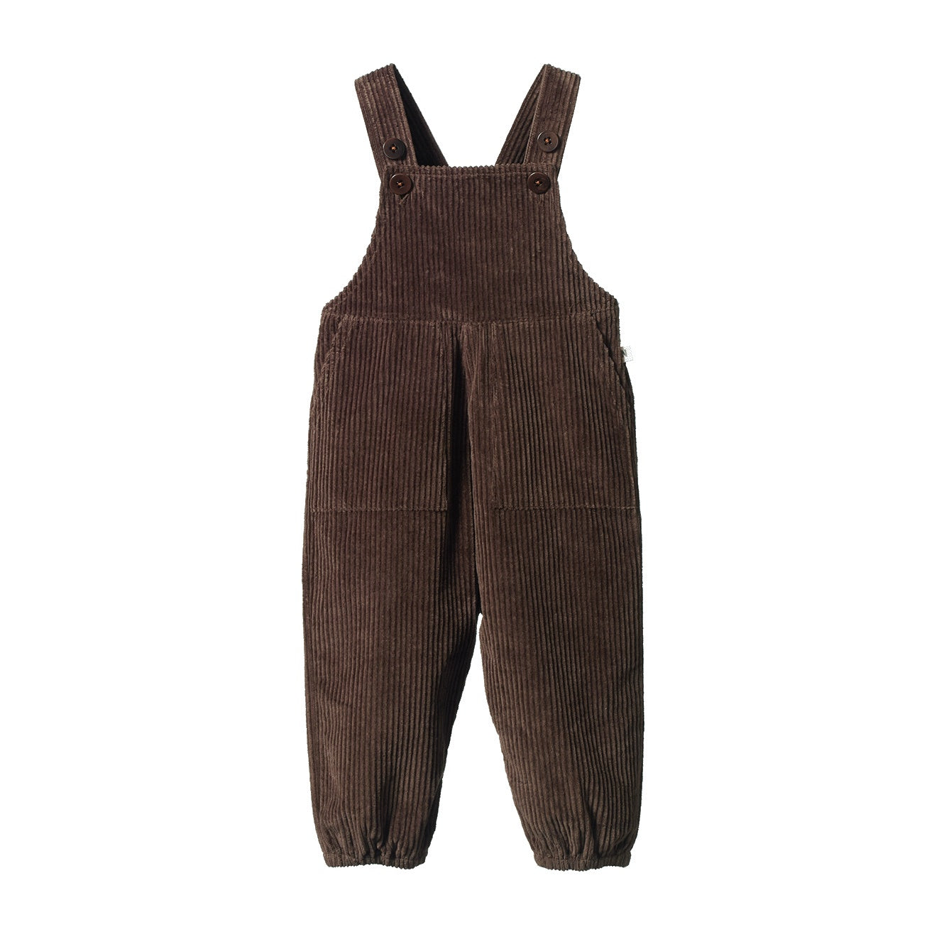 Teddy Cord Overalls / Pinecone