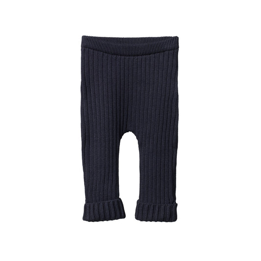 Lou Cotton Knit Pants / Navy