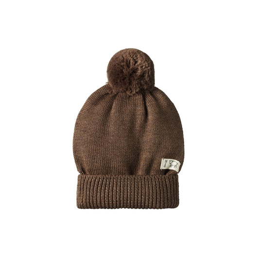 Alpine Pom Pom Beanie / Acorn