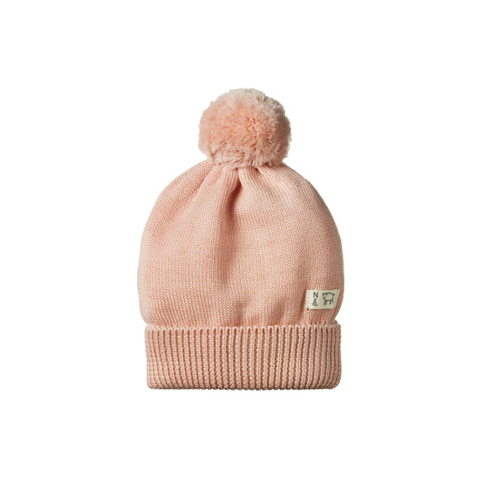 Alpine Pom Pom Beanie / Rose Dust