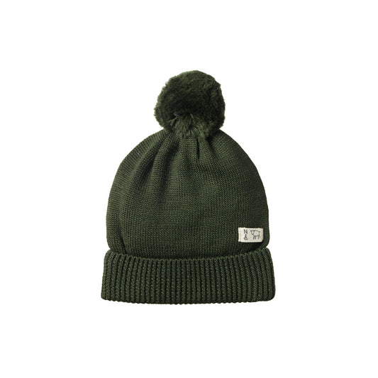 Alpine Pom Pom Beanie / Thyme